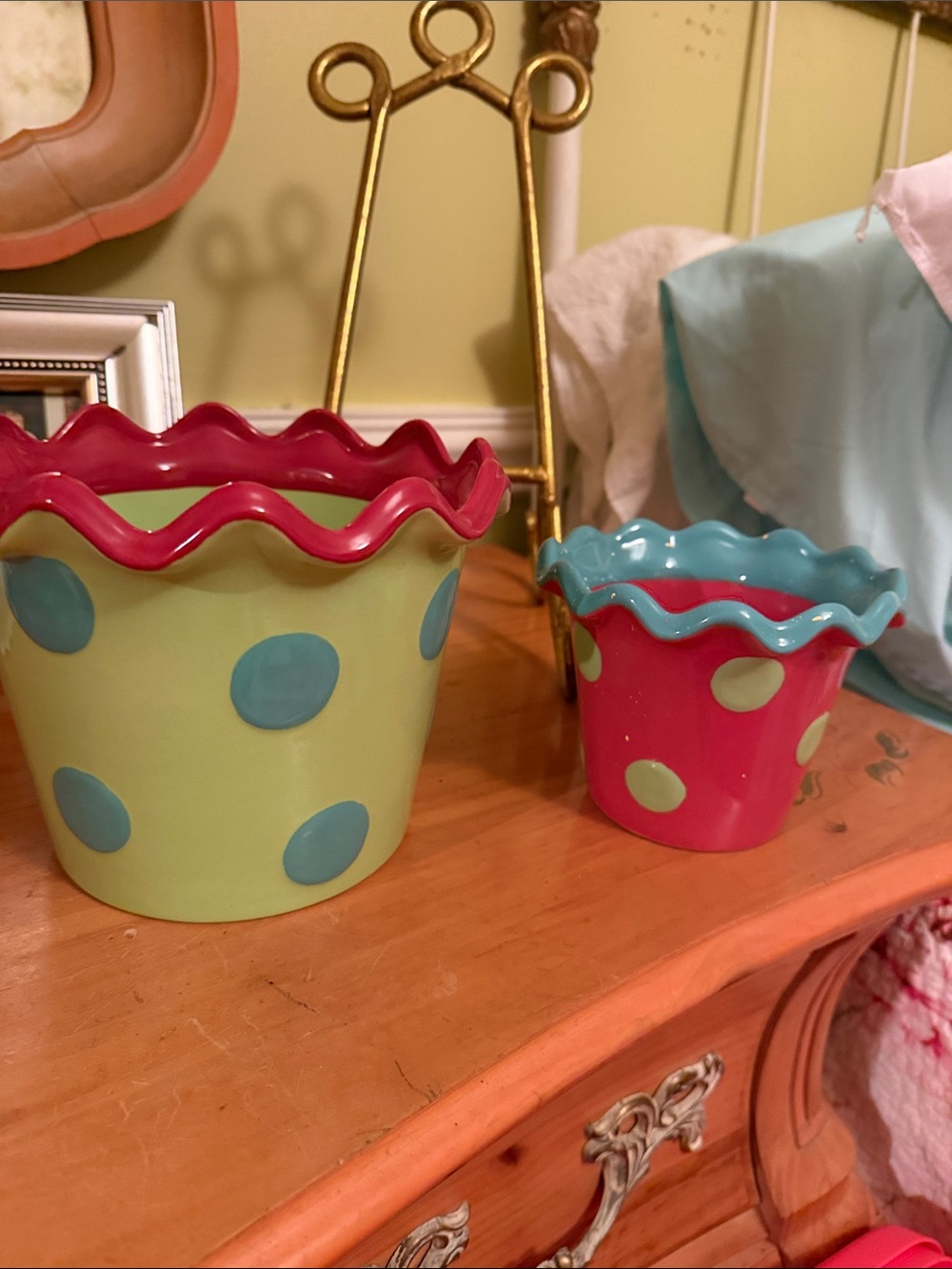 Southern Living at Home Polka Dot Pots
